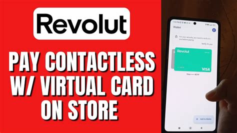 Revolut contactless virtual payment